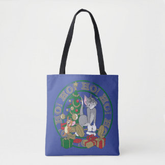 Tom and Jerry Opening Presents Tote Bag