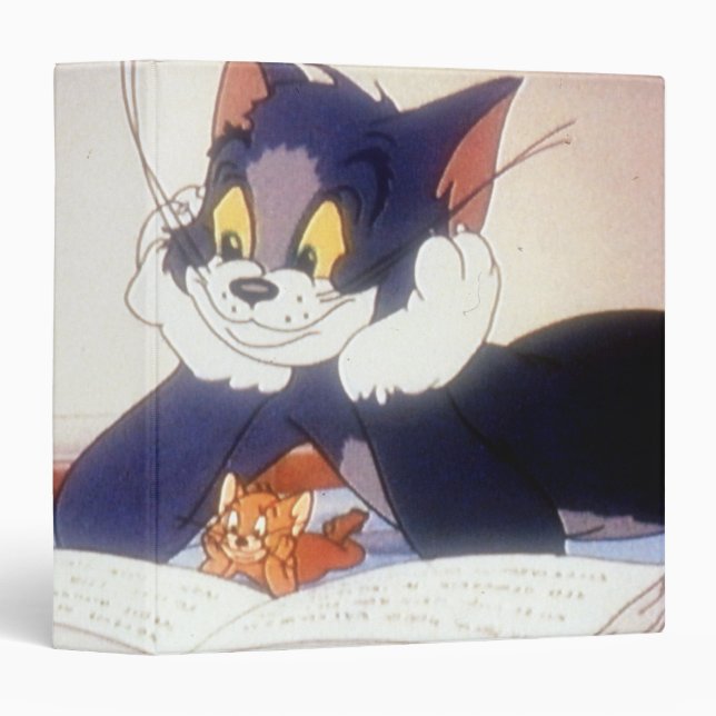 Tom And Jerry Read a Book Binder (Front/Spine)