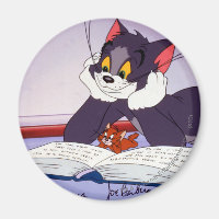Tom And Jerry Reading Book Autographed
