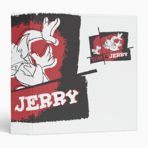 Tom and Jerry Red and Black Binder