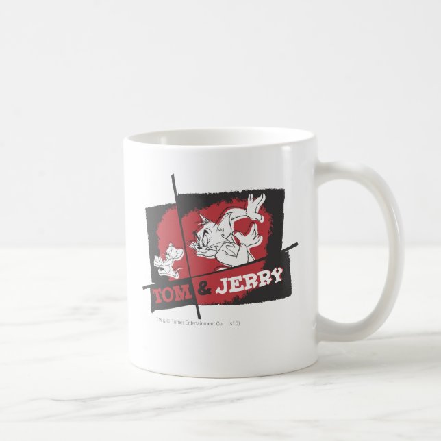 Tom and Jerry Red and Black Coffee Mug (Right)
