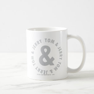 Tom and Jerry Round Logo 2 Coffee Mug