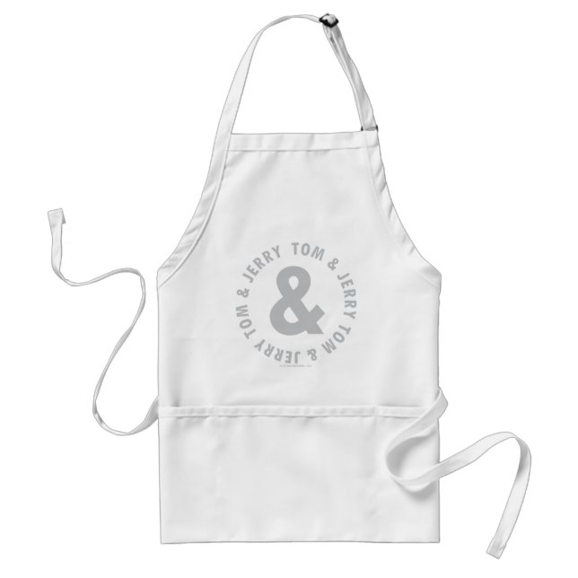 Tom and Jerry Round Logo 2 Standard Apron (Front)