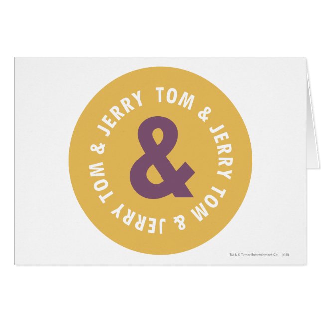 Tom and Jerry Round Logo 3 (Front Horizontal)