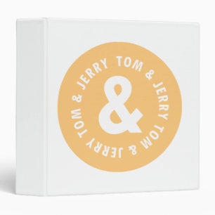 Tom and Jerry Round Logo 5 Binder