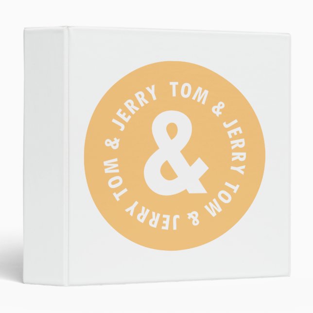 Tom and Jerry Round Logo 5 Binder (Front/Spine)