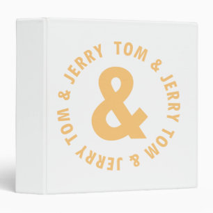 Tom and Jerry Round Logo 6 Binder
