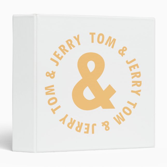 Tom and Jerry Round Logo 6 Binder (Front/Spine)