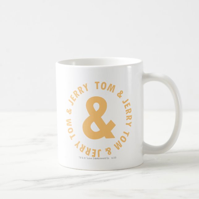Tom and Jerry Round Logo 6 Coffee Mug (Right)