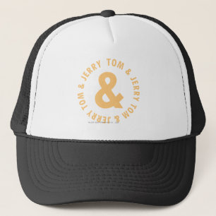 Tom and Jerry Round Logo 6 Trucker Hat