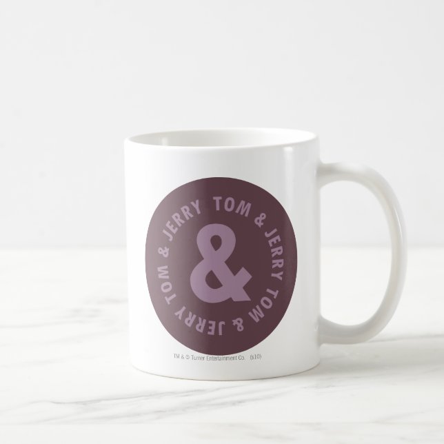 Tom and Jerry Round Logo 9 Coffee Mug (Right)