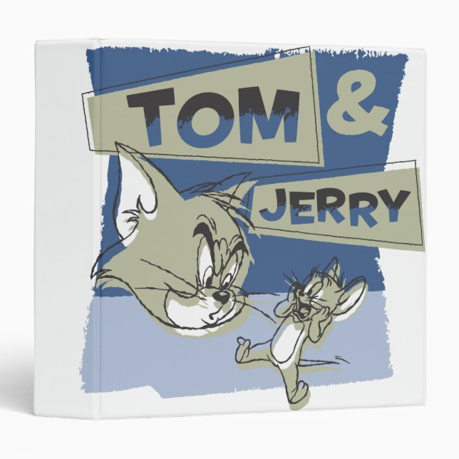 Tom and Jerry Scaredey Mouse Binder (Front/Spine)