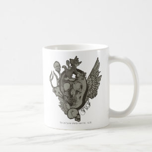Tom and Jerry Skull Coffee Mug