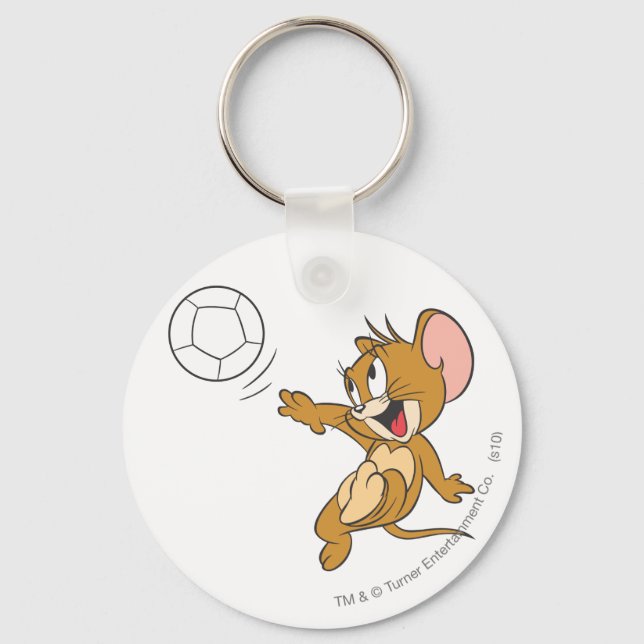 Tom and Jerry Soccer (Football) 1 Keychain (Front)