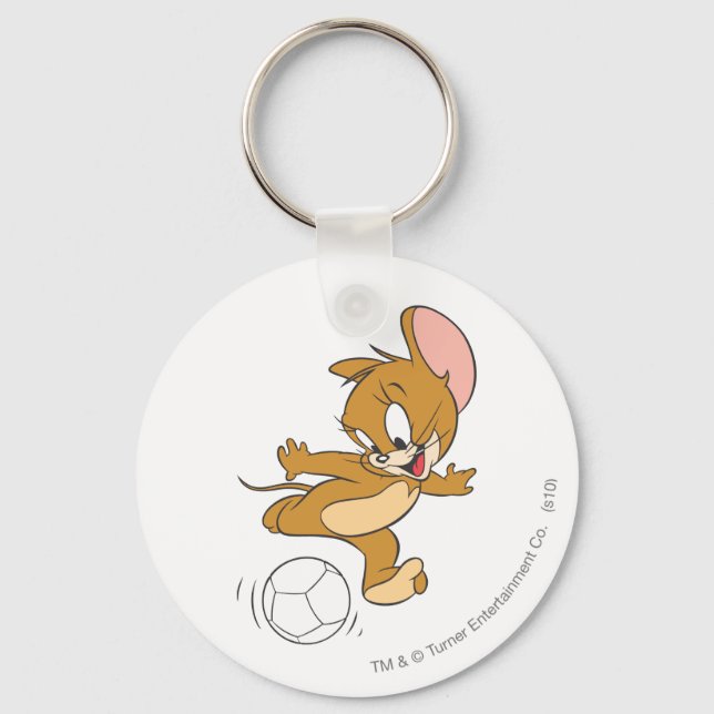 Tom and Jerry Soccer (Football) 2 Keychain (Front)