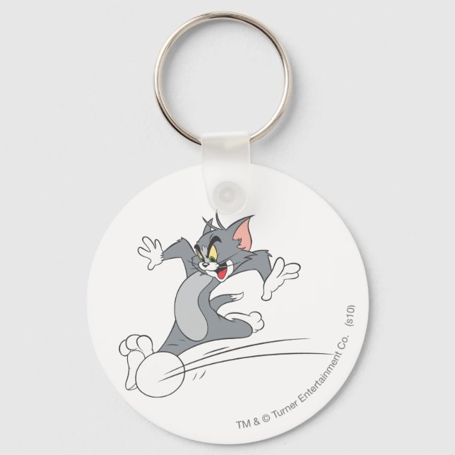 Tom and Jerry Soccer (Football) 3 Keychain (Front)