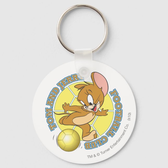 Tom and Jerry Soccer (Football) 4 Keychain (Front)