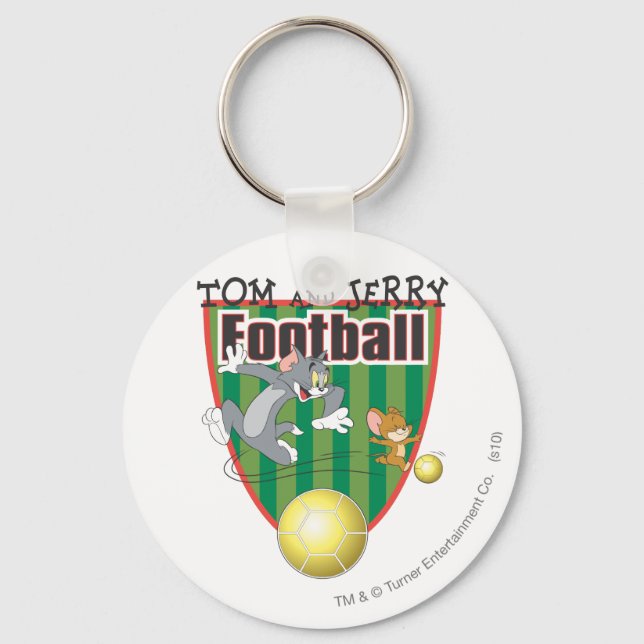 Tom and Jerry Soccer (Football) 6 Keychain (Front)