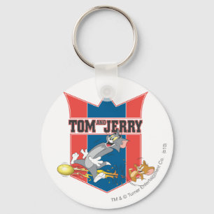 Tom and Jerry Soccer (Football) 7 Keychain