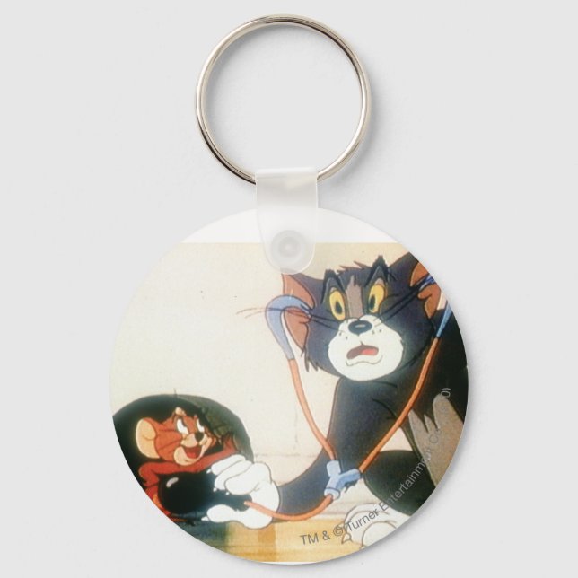 Tom And Jerry Stethescope Keychain (Front)