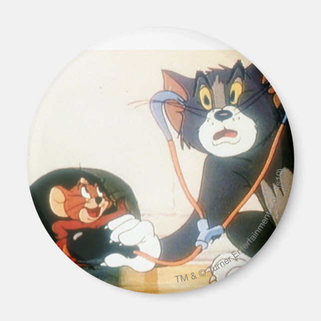 Tom And Jerry Stethescope Magnet (Front)