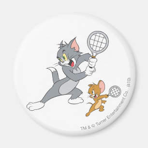 Tom and Jerry Tennis Stars 1 Magnet