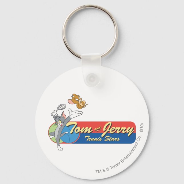 Tom and Jerry Tennis Stars 6 Keychain (Front)