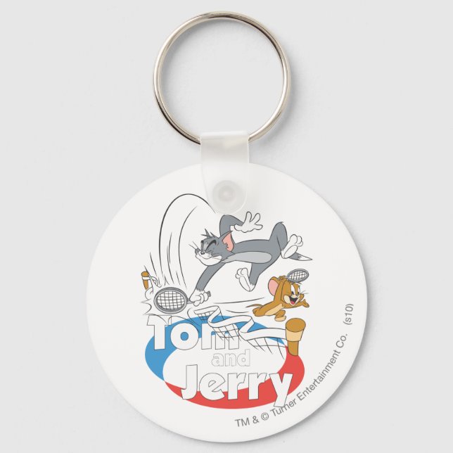 Tom and Jerry Tennis Stars 7 Keychain (Front)