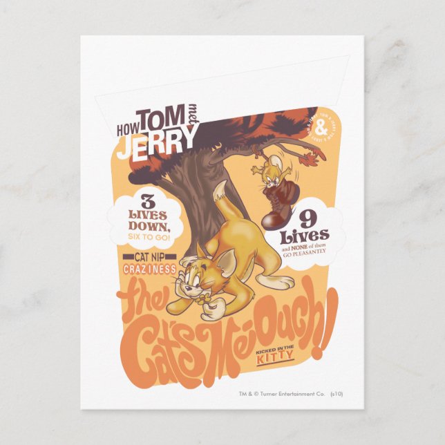 Tom and Jerry The Cats Me-Ouch Postcard (Front)