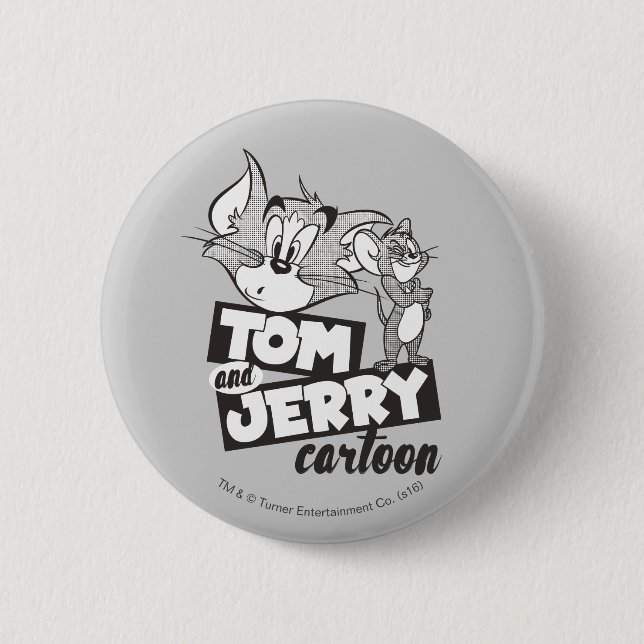 Tom And Jerry | Tom And Jerry Cartoon 2 Inch Round Button (Front)