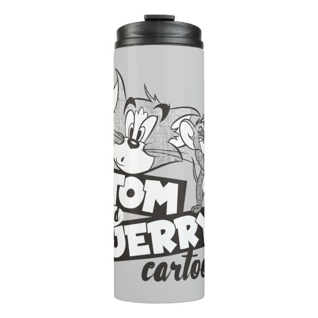 Tom And Jerry | Tom And Jerry Cartoon Thermal Tumbler (Front)