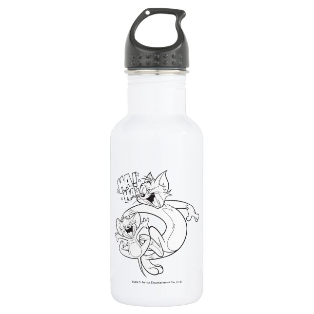 Tom And Jerry | Tom And Jerry Laughing 532 Ml Water Bottle (Front)
