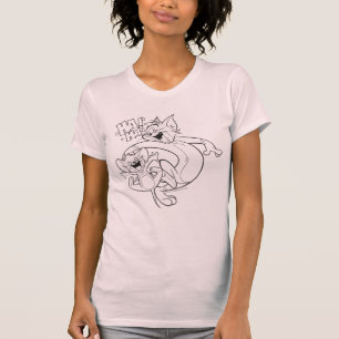 Tom And Jerry Tom And Jerry Laughing T-Shirt