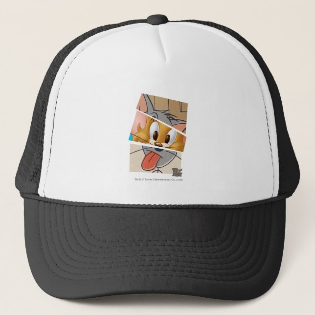 Tom And Jerry | Tom And Jerry Mashup Trucker Hat (Front)