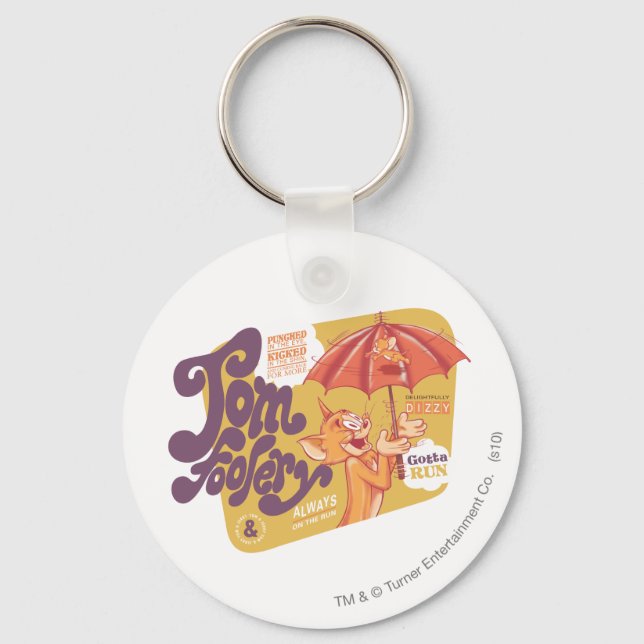 Tom and Jerry Tom Foolery Keychain (Front)