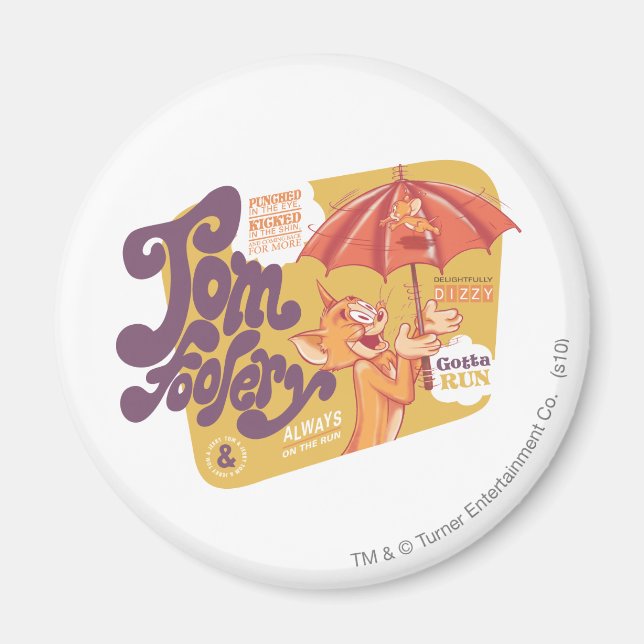 Tom and Jerry Tom Foolery Magnet (Front)