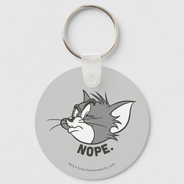 Tom And Jerry | Tom Says Nope Keychain (Front)