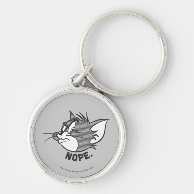 Tom And Jerry | Tom Says Nope Keychain (Front)