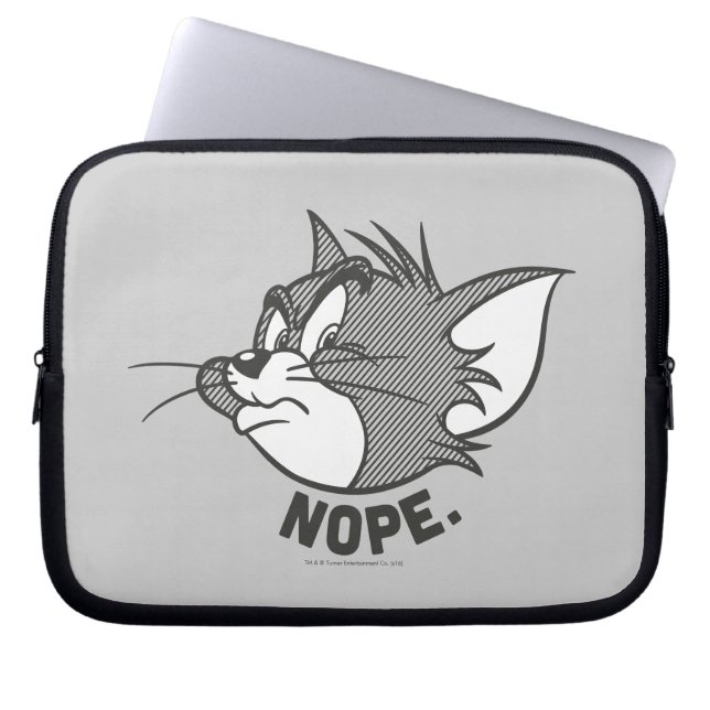 Tom And Jerry | Tom Says Nope Laptop Sleeve (Front)
