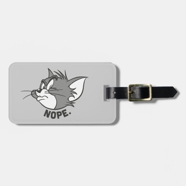Tom And Jerry | Tom Says Nope Luggage Tag (Front Horizontal)