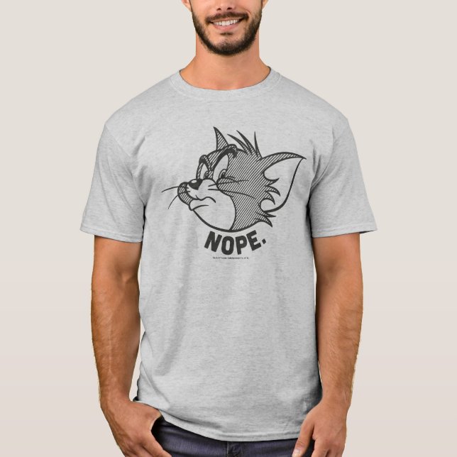Tom And Jerry | Tom Says Nope T-Shirt (Front)