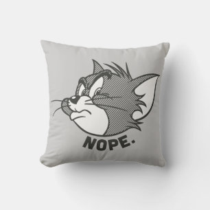 Tom And Jerry   Tom Says Nope Throw Pillow