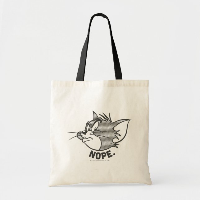 Tom And Jerry | Tom Says Nope Tote Bag (Front)