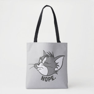 Tom And Jerry   Tom Says Nope Tote Bag