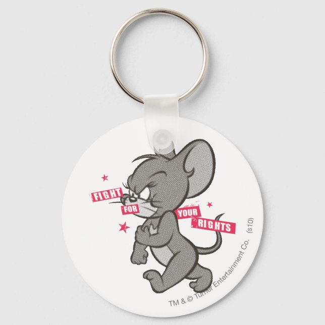 Tom and Jerry Tough Mouse 3 Keychain (Front)