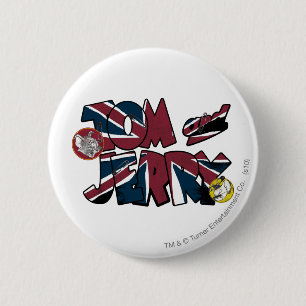 Tom and Jerry UK Overload 2 Inch Round Button