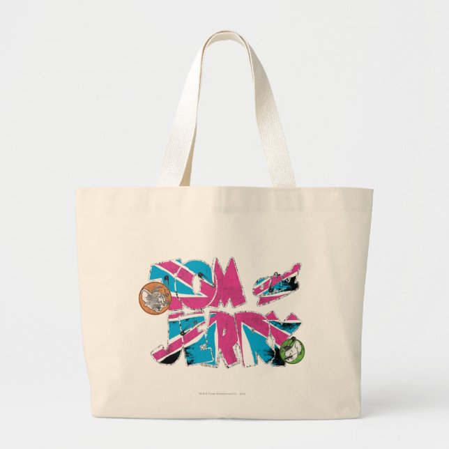 Tom and Jerry UK Overload Large Tote Bag (Front)