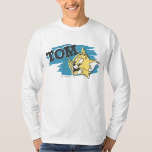 Tom Blue and Yellow Logo T-Shirt