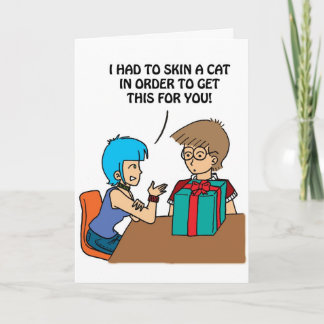 Tom Boy Tara birthday card