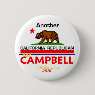 Tom CAMPBELL 2010 Button
